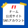 f1 team official webite list